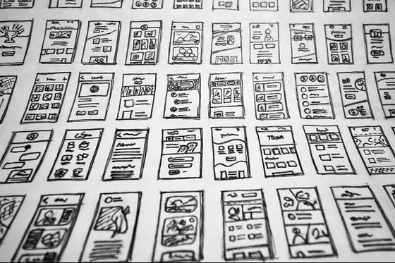 Sitemap and wireframe planning